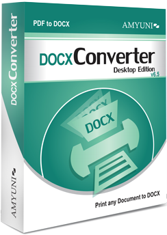 Amyuni DOCX Converter End-User Documentation - Desktop Version